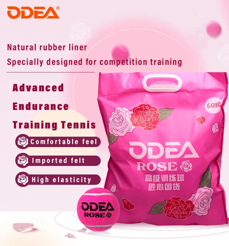 Balle de Tennis ODEA pour l'entraînement professionnel, 10/30 pièces, balles à utiliser aux états-unis, feutre, haute élasticité, pratique du