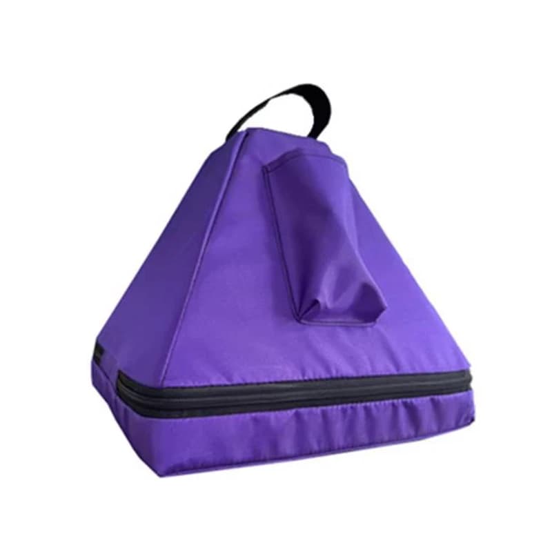 Sac de rangement pyramide de cristal, sacs de rangement violets professionnels, accessoires pour instruments de musique