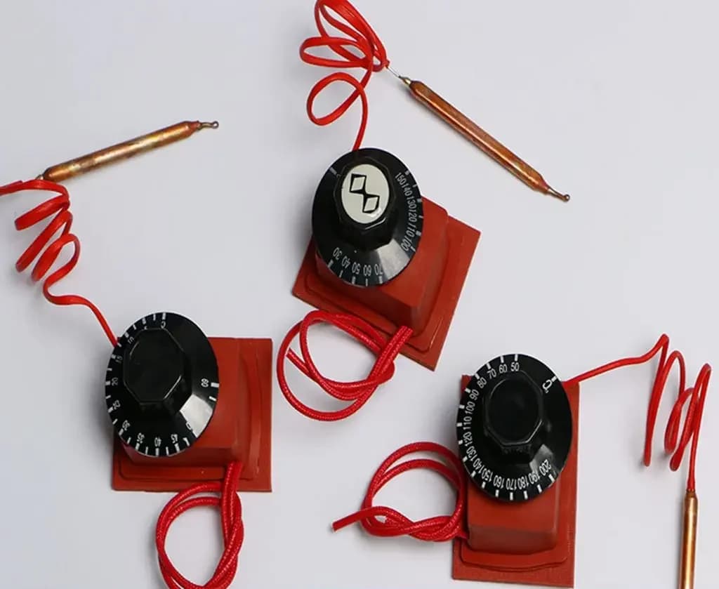 Régulateur de température pour courroie chauffante en caoutchouc, bouton en silicone, 0-60, 0-120, 30-150, 60-200 C
