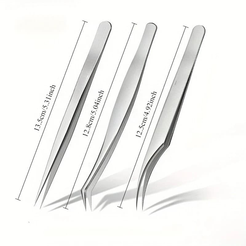 Pince à épiler pointue de précision en acier inoxydable, pince à sourcils pour maquillage de beauté, épilation, Extraction précise des