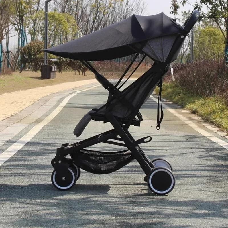 J15U – pare-soleil pour landau, couverture de poussette, Installation facile pour bébé, profitez de sécurité et Protection extérieure