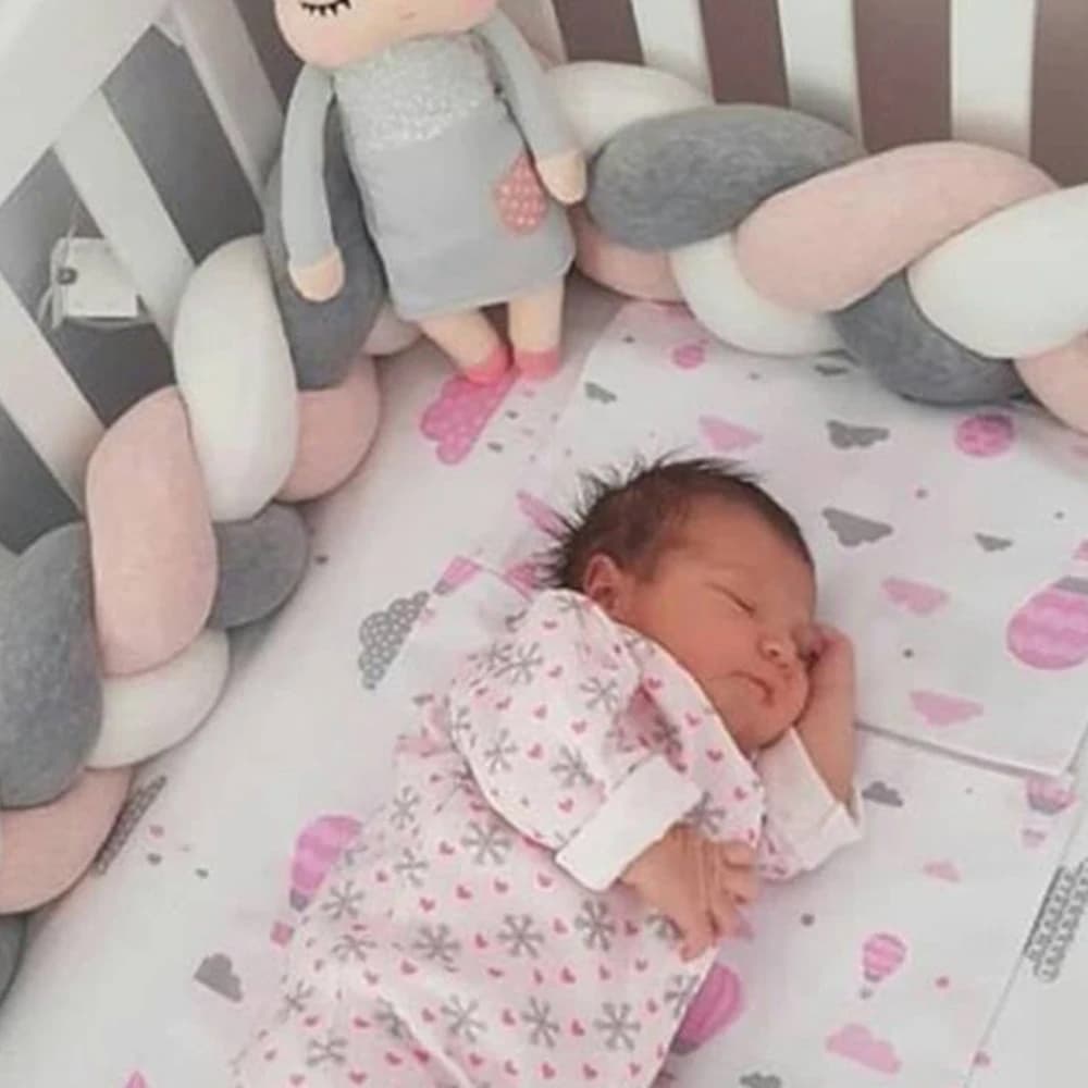 Ensemble de pare-chocs de Protection pour lit de bébé de 5M, sécurité de berceau confortable, cadeau pour nouveau-né pour les Parents