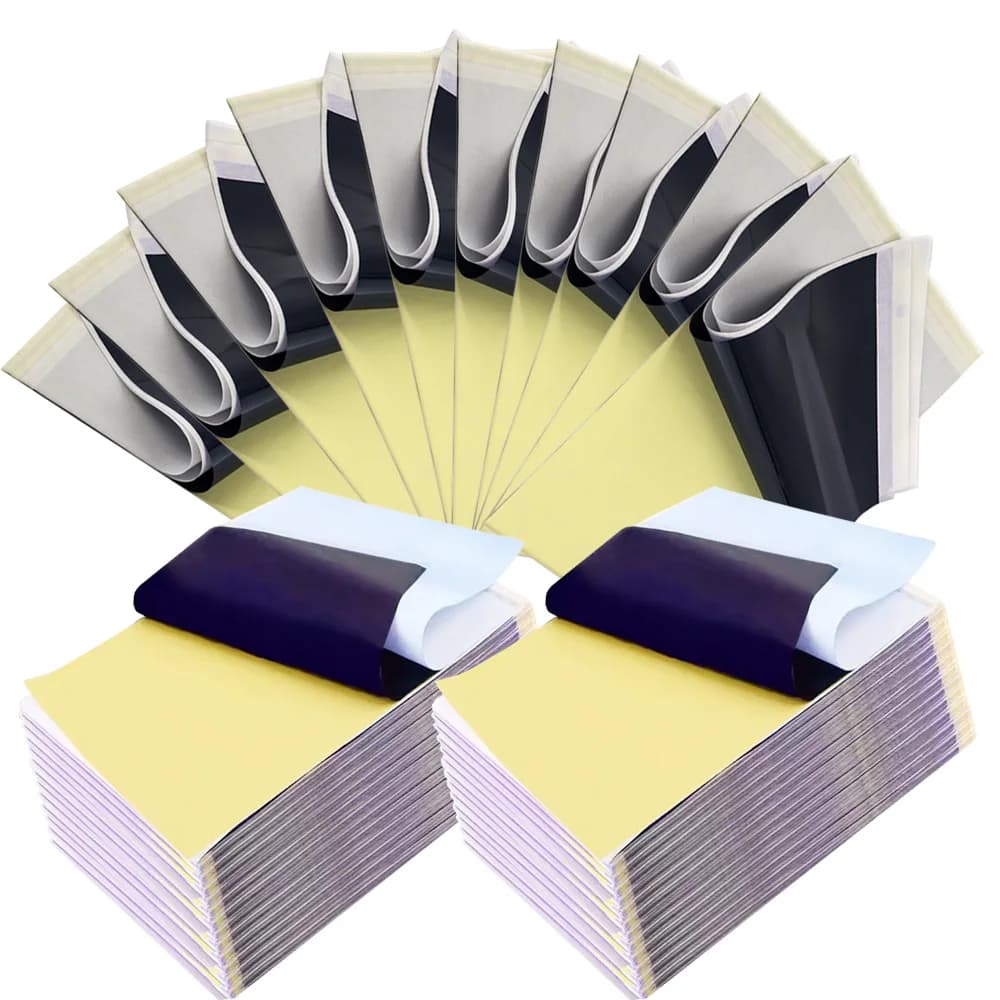 Papier de transfert de tatouage, format A4, pochoir de tatouage, papier de copie thermique en carbone pour Machine de transfert de tatouage,