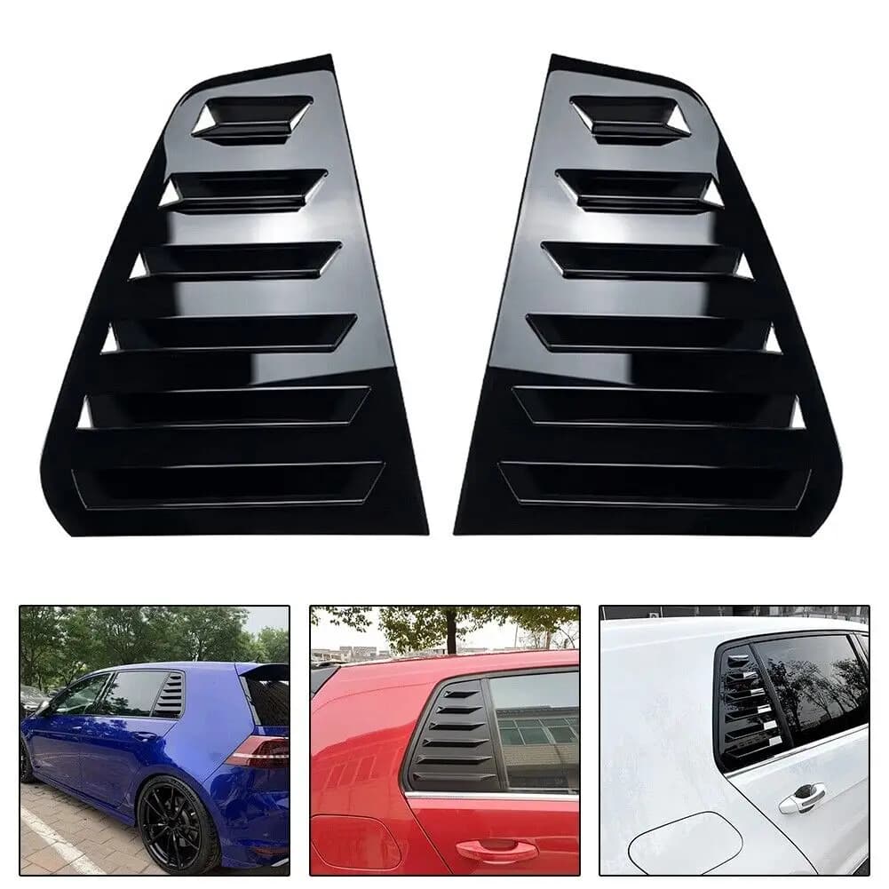 Couvercle de volet de fenêtre arrière, garniture de ventilation latérale, couverture de décoration de pare-brise, accessoires de voiture pour VW