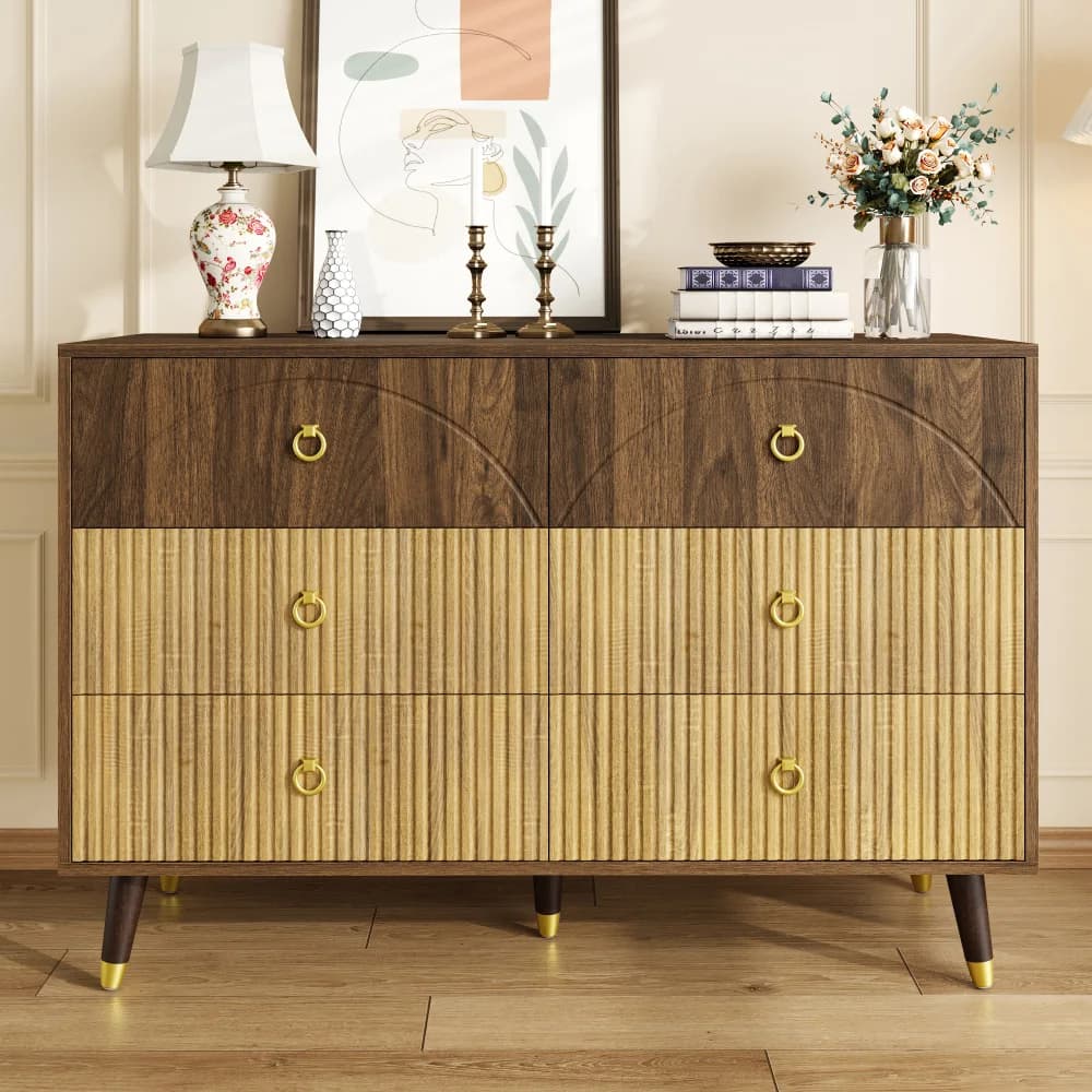 Armoire de rangement moderne PINGGO, buffet, armoire 120x40x81cm pour salon, salle à manger, couloir