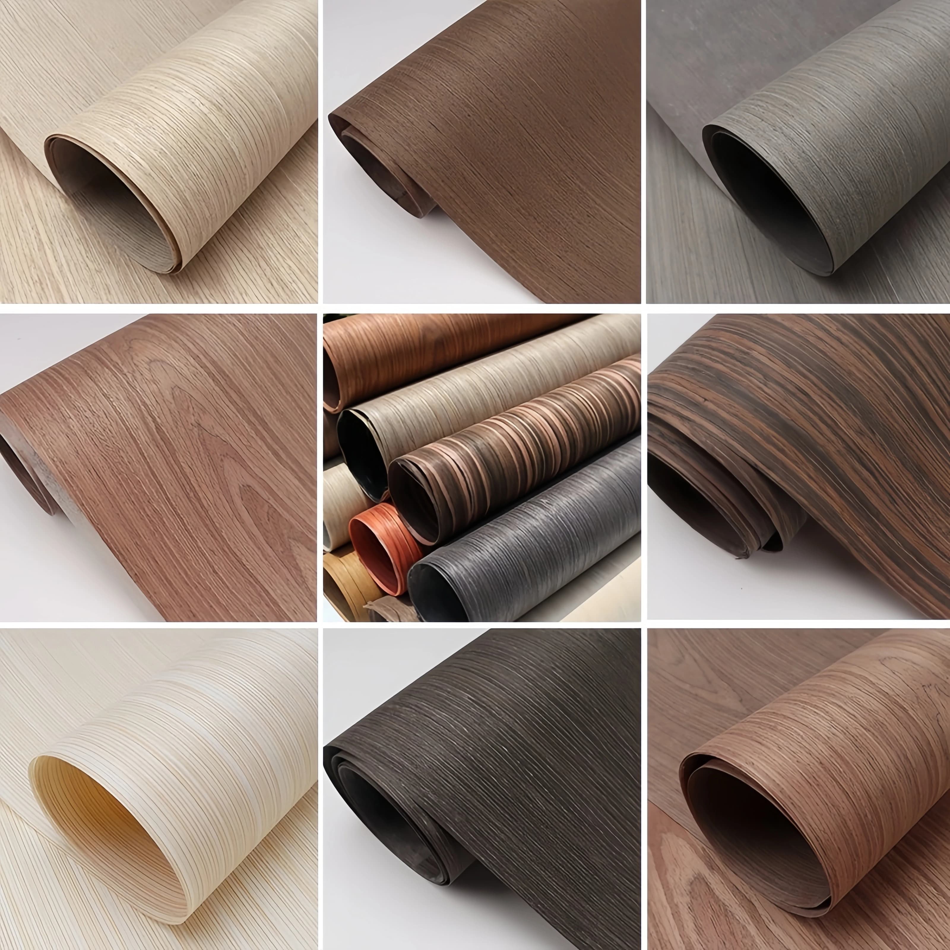 30 + placage de bois reconstitué (noix chêne érable cerise teck ébène) pour la rénovation de meubles bricolage artisanat armoire décorative