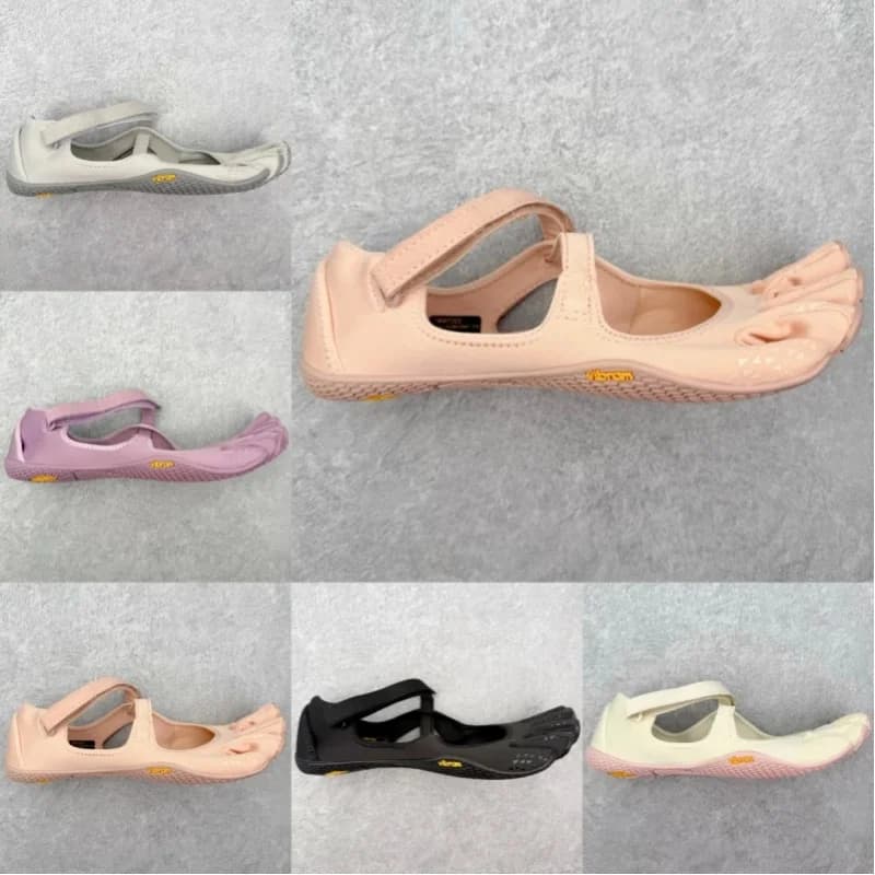 Nouvelles chaussures de fitness antidérapantes 2026 Vibram Fingers pour yoga et pilates en intérieur, style pieds nus, entraînement polyvalent,