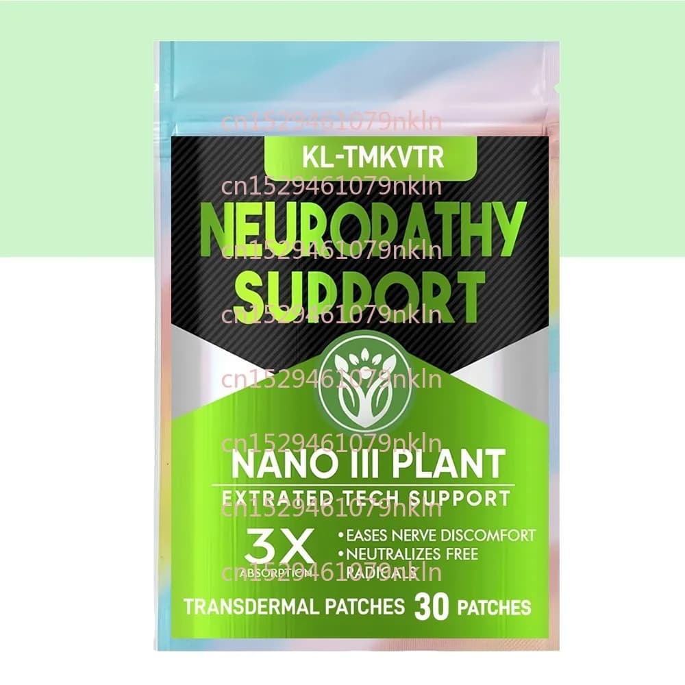 30 patchs patchs transdérmiques pour sauveur nerveux pour la neuropathie pour fortifir les nerfs dans les doigts, les mains, les orteils et les pieds