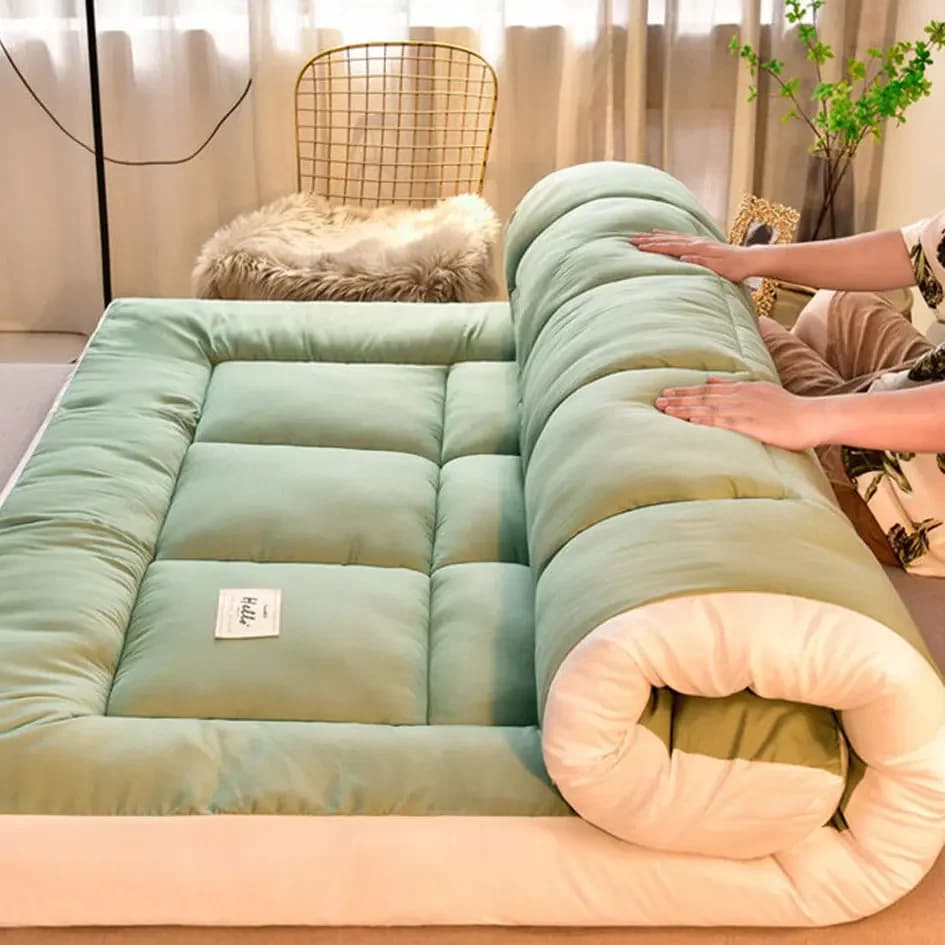 Surmatelas en peluche pour une expérience de sommeil luxueuse, coussin de lit doux au sol, couverture de futon, lits d'hôtel, dortoirs, maison