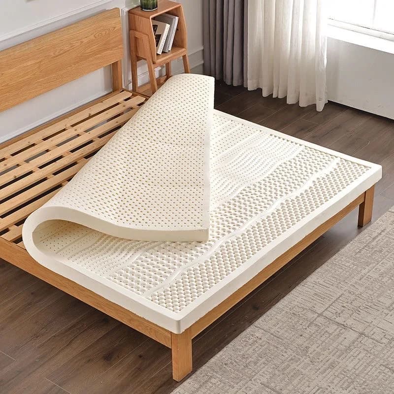 Matelas en latex royal thaïlandais, mousse à mémoire de forme, caoutchouc naturel, matelas pour la maison, coussin en caoutchouc pur avec housse,