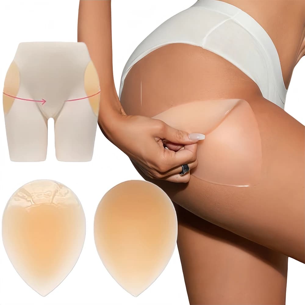 Coussinets de levage de fesses en Silicone pour femmes, adhésif réutilisable, antidérapant, amélioration des fesses et des hanches, rehausseur de