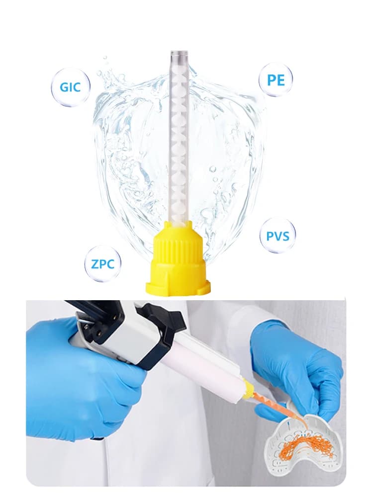 Embouts dentaires en caoutchouc de silicone léger, matériaux dentaires, tube Assad, fournitures dentaires de poulet, 50 pièces, 100 pièces, 1:1