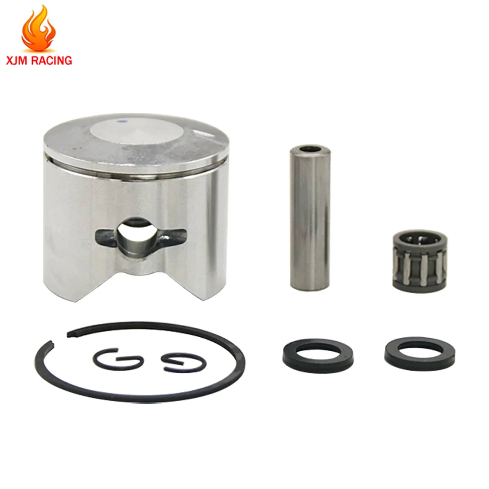 Kit de pistons 34mm 36mm 38mm 39mm 43mm compatible avec les moteurs 26cc~45cc Zenoah CY pour Hpi Rovan KM Baja LOSI Mcd Redcat Rcmk FG Pièces de