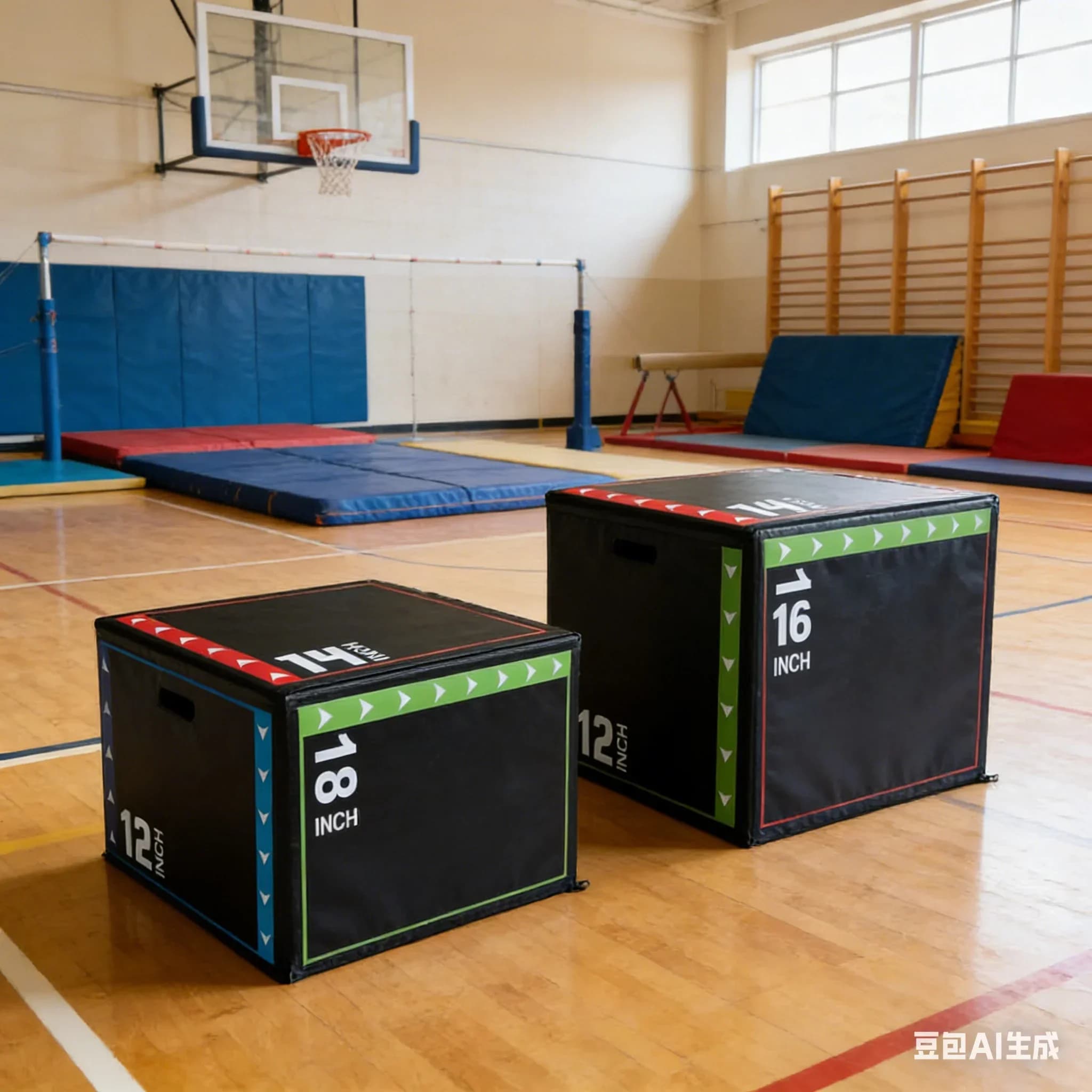 Boîte à sauter stratiométrique en mousse 3 en 1, boîte à sauter souple, exercice de force, Plyobox, équipement de gymnastique à domicile,