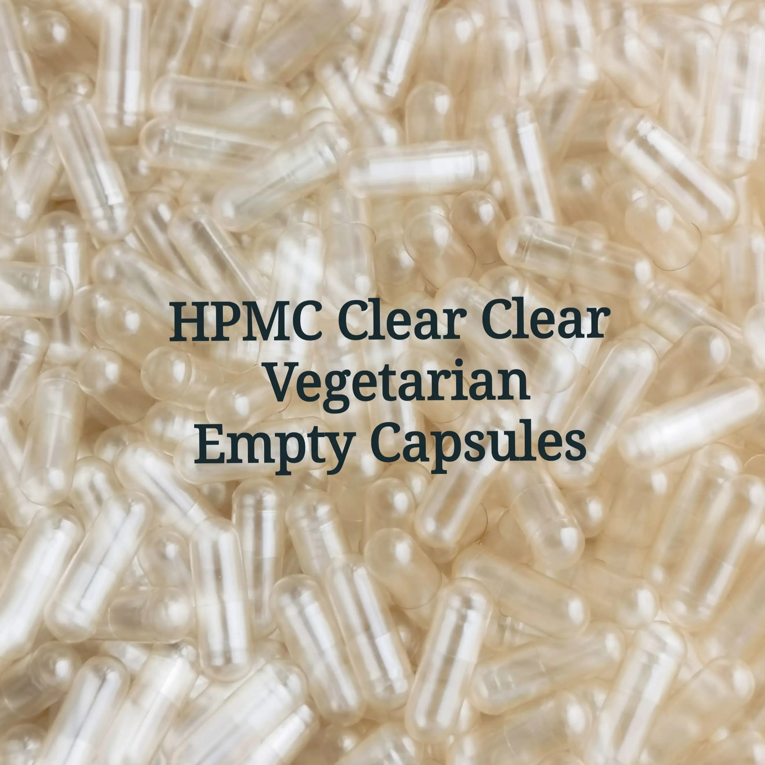 1 000 pièces 000 # -4 # ,Capsules vides végétariennes HPMC,Capsules de celluluse HPMC,Capsules végétales,Pillole,Emballage grouuel