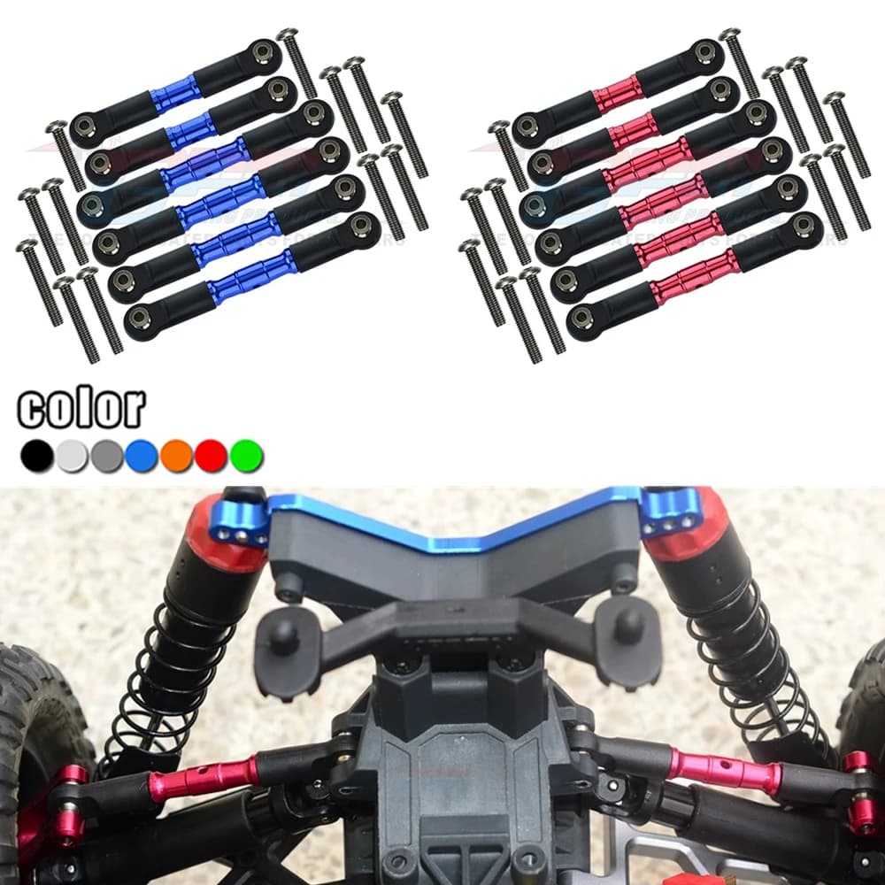 Combo de biellette de direction audacieuse en métal GPM AR 330535   + AR 330470   Pièces de mise à niveau pour ARRMA 1/10 granit Big Rock Crew