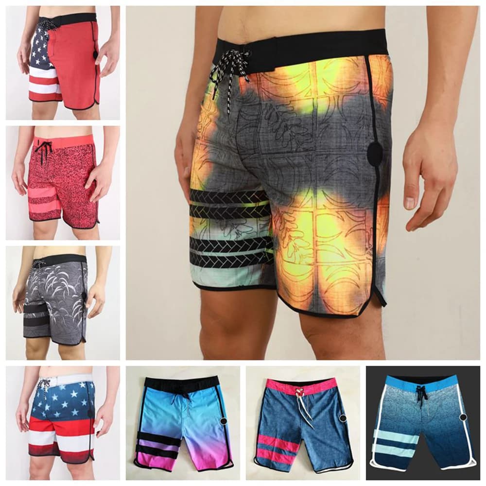 Short de plage pour homme, bermuda de plage, imperméable, séchage rapide, décontracté, vêtements de surf, nouvelle collection été