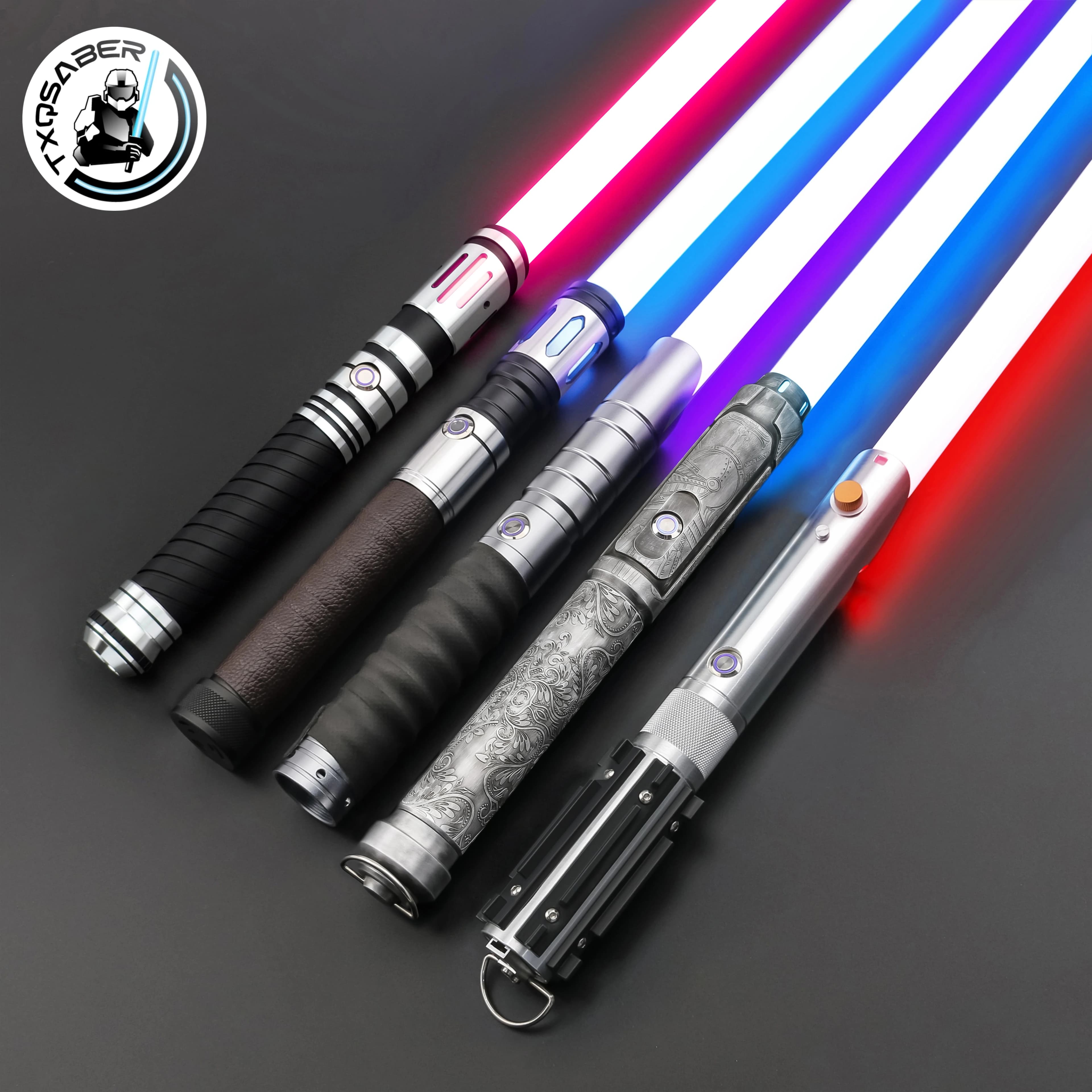 TXQSABER NEO PIXEL sabre Laser RGB balançoire lisse Laser Combat lourd duel Jedi sabre épée Blaster jouet lumineux Laser Cosplay