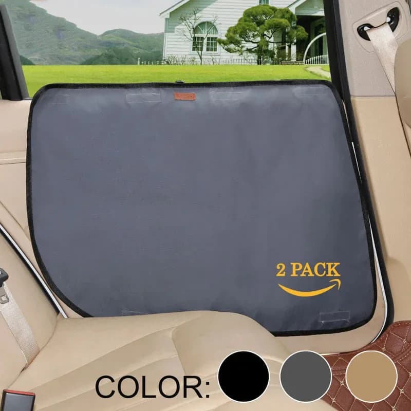 Couverture de porte de voiture pour chien, 2 pièces/paquet, tapis de Protection imperméable en tissu Oxford 600D, anti-rayures, pour animaux de