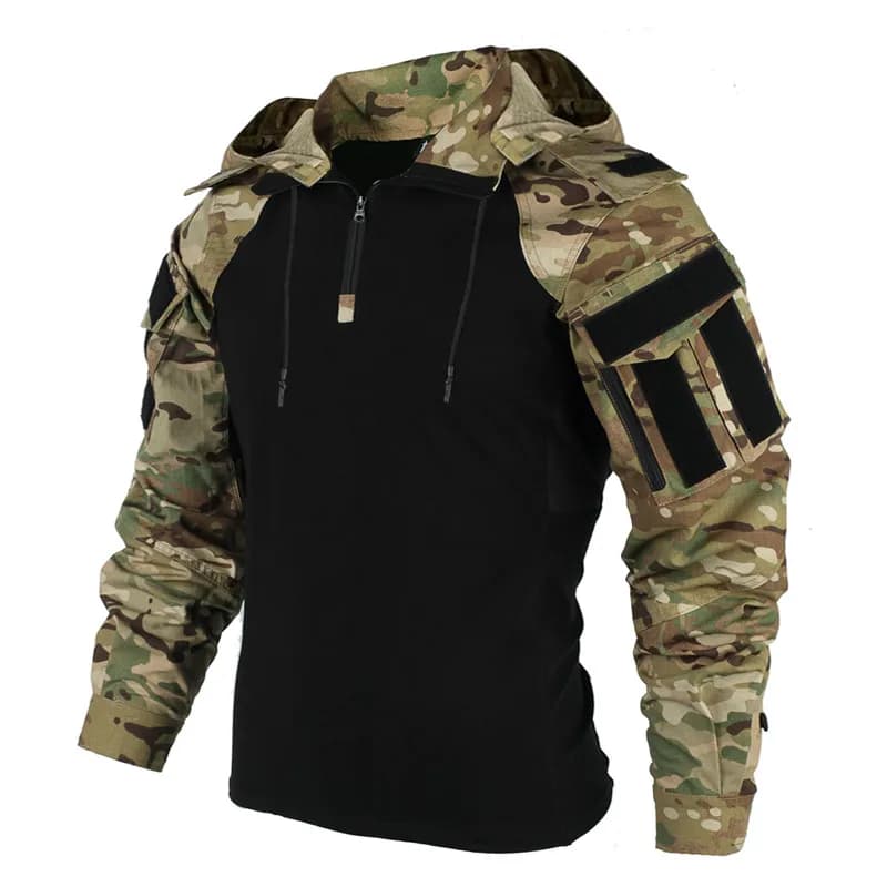 T-Shirt de Combat militaire Multicam de Camouflage CP de l'armée américaine pour hommes, chemise tactique Airsoft Paintball Camping vêtements de