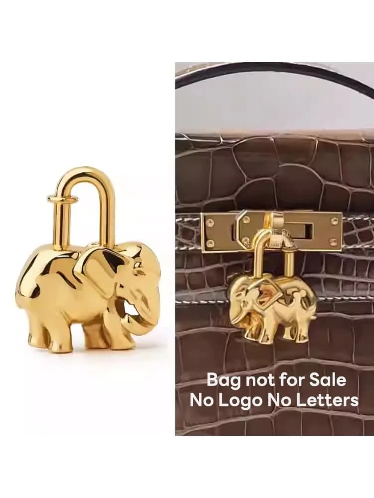 Pendentif de luxe pour sac à main, breloque en métal acier de haute qualité, motif animal (Pégase, Éléphant), accessoires pour sac