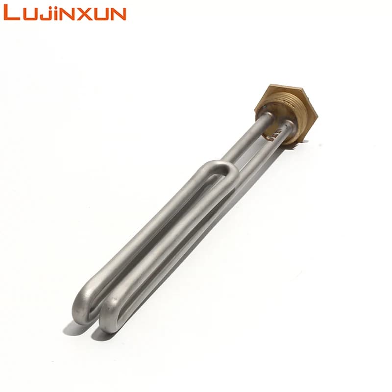 LUJINXUN-Chauffe-eau électrique à immersion en laiton, 1KW, 2KW, 3KW, 4KW, 5KW, 6KW, 1 "BSP U, AC, possède un chauffage arrière, 152, 220V