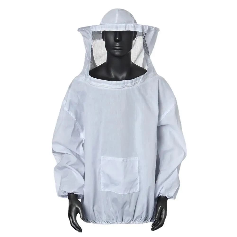 Veste de protection légère pour apiculteur avec voile, équipement d'apiculture, chapeau et manches, combinaison d'apiculteur, robe d'apiculteur