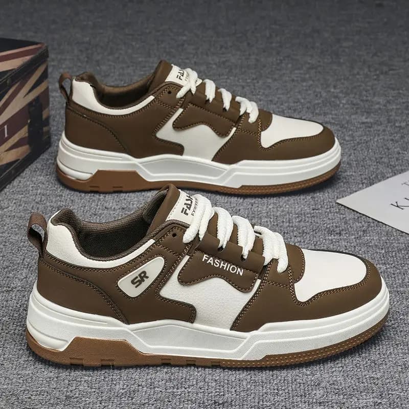 Nouvelles chaussures de sport printemps-automne simples, confortables et décontractées, à bout bas, semelle plate, polyvalentes, respirantes, pour