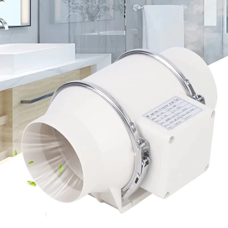 Conduit rond 3 pouces 4 pouces 5 pouces 6 pouces ventilateur d'échappement cuisine ménage extracteur ventilateur salle de bain ventilateur