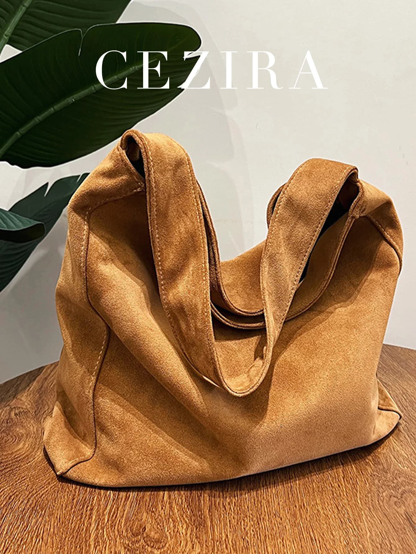 Slouchy-Sac Maillard Décontracté pour Femme, Tissu Doux en Faux Daim, Aimant, Grande Capacité, Hobo Initiated Bag, Commute Shopping