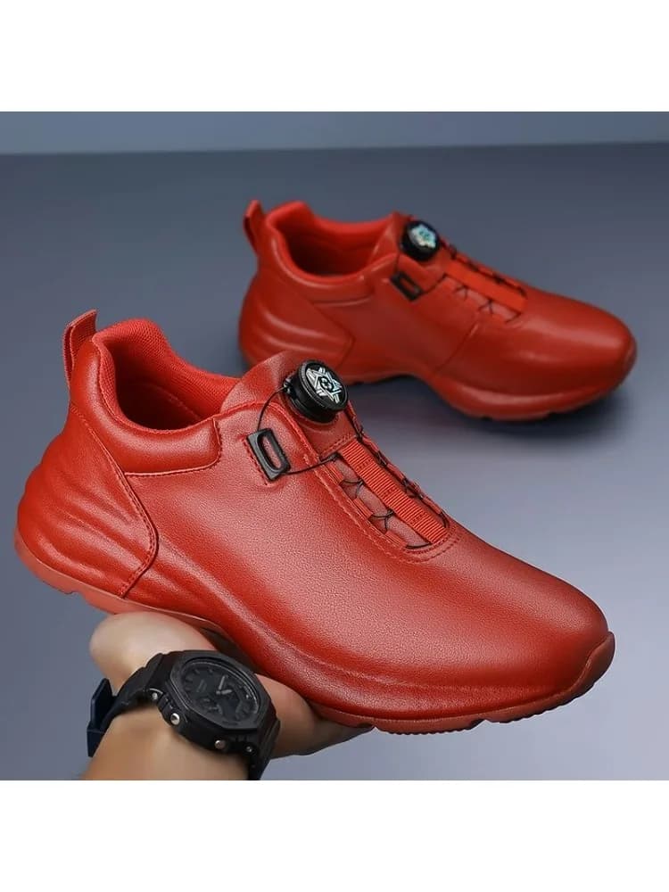 Nouvelles Chaussures de Golf Printemps 2026 pour Hommes – Baskets de Sport Designer à Lacets Rapides pour l'Entraînement de Golf – Chaussures de