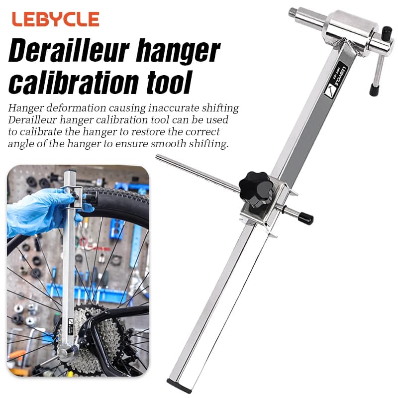 LEBYCLE – outil de calibrage de cintre de dérailleur de vélo, cadre de vélo en acier inoxydable 304, crochet de queue, lisseur, cosse de levage,