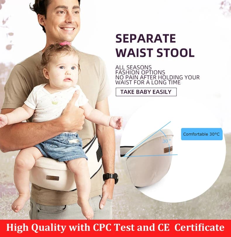 Haute qualité porte-bébé taille tabouret marcheurs bébé fronde tenir taille ceinture sac à dos Hipseat enfants infantile hanche siège avec