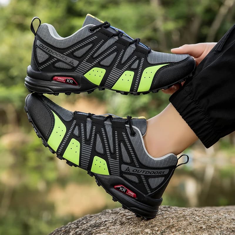 Chaussures de randonnée imperméables pour hommes, grande taille à 48 #   Baskets d'extérieur Trekking escalade Camping chasse vélo tactique
