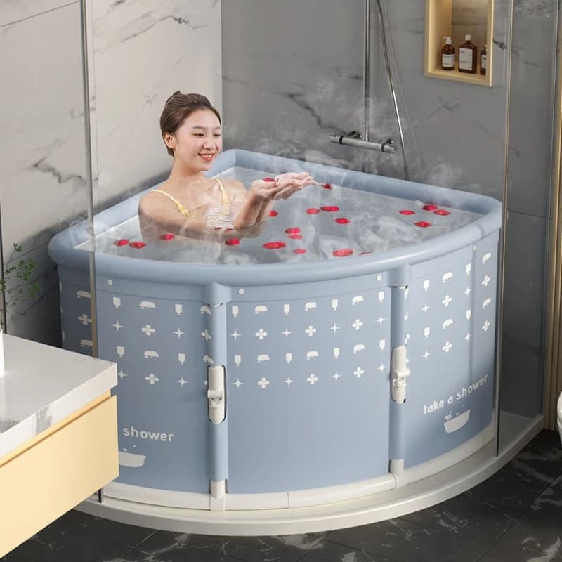 Baignoire pliable, baignoire pour adulte, baignoire pour bébé, bain à remous, bain à remous gonflable, spa pour les pieds gonflable