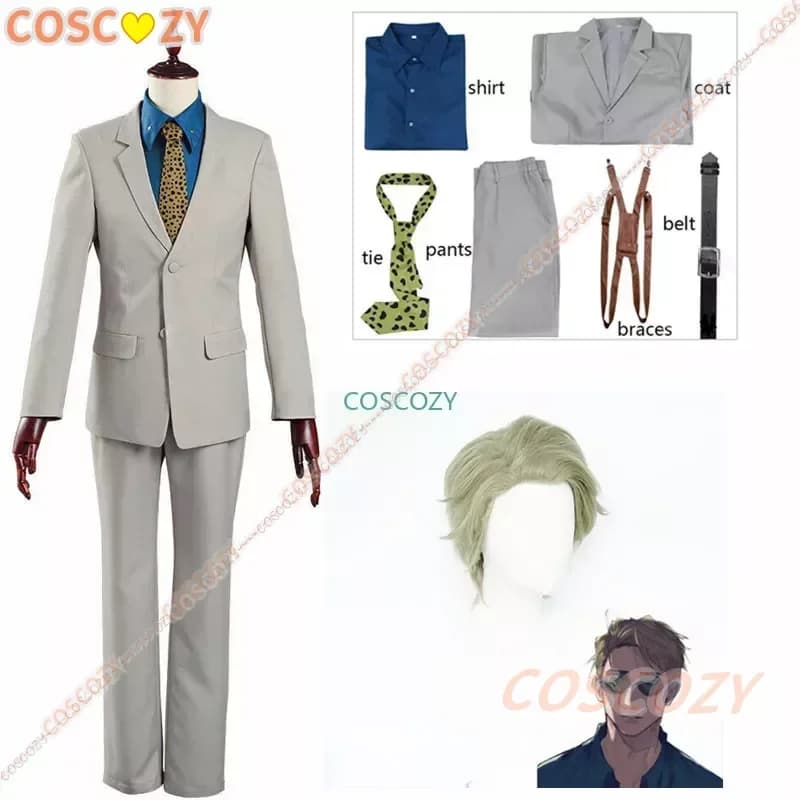 Anime Jujutsu Kaisen Nanami Kento Cosplay Costume perruque chemise manteau pantalon Halloween noël carnaval fête jeu de rôle Con Costume
