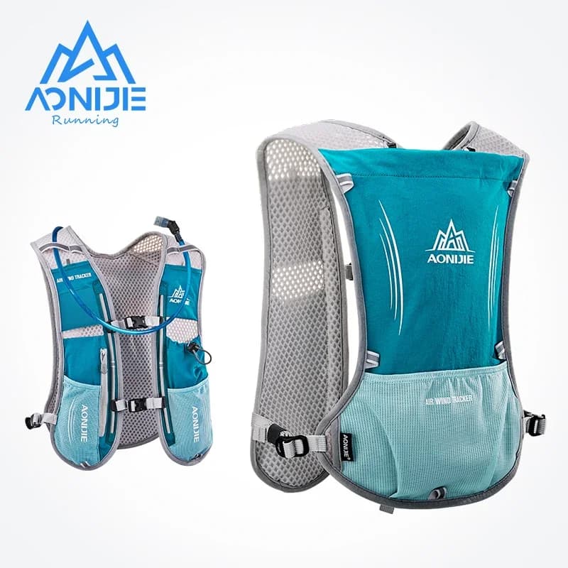 AONIJIE E913S 5L sac d'hydratation sac à dos sac à dos gilet pour 2L vessie d'eau randonnée course Marathon course sport bouteille d'eau