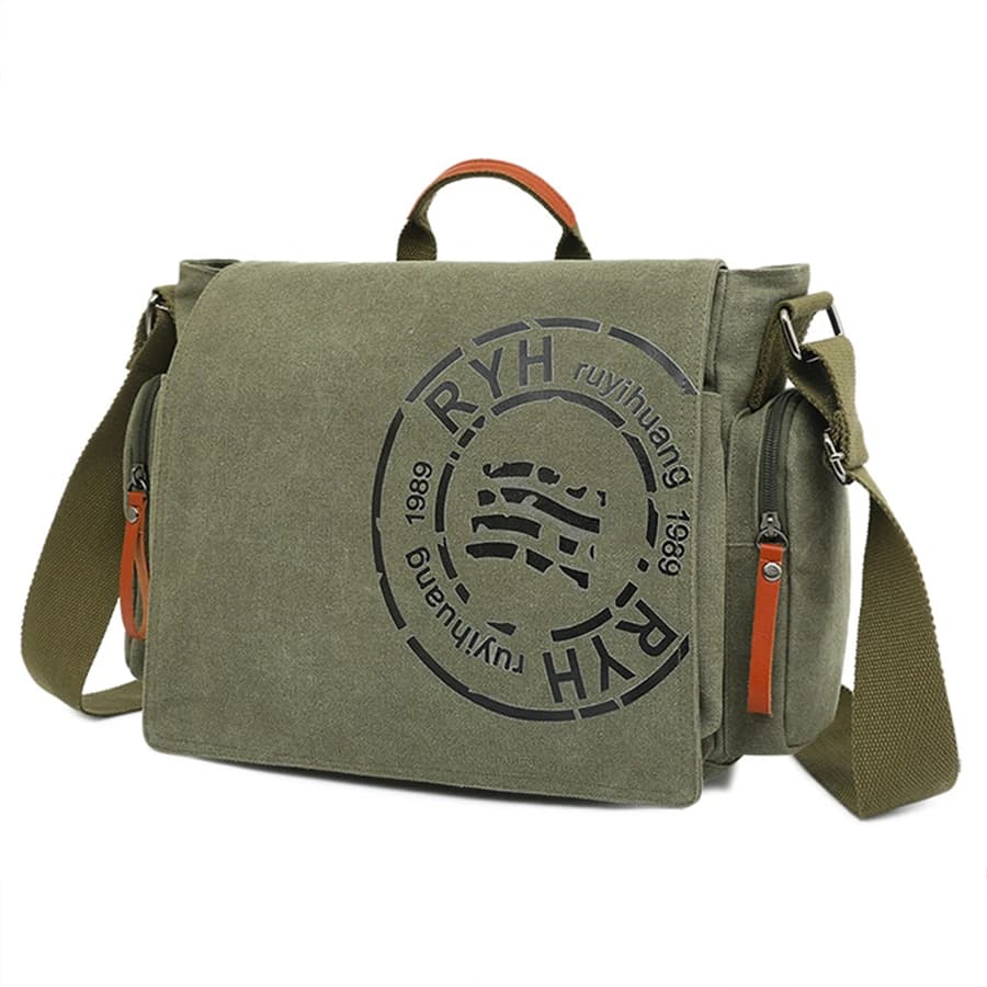 Porte-documents de grande capacité pour hommes, sacs de voyage en toile imprimés, sacs à bandoulière de week-end, sacoches multifonctions à rabat