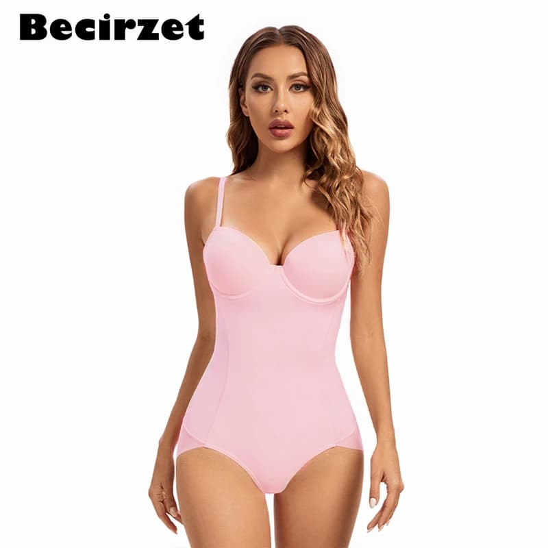 Sous-vêtements amincissants pour femmes, Body moulant, Push-Up, armatures, entraîneur de taille, sangles de modélisation