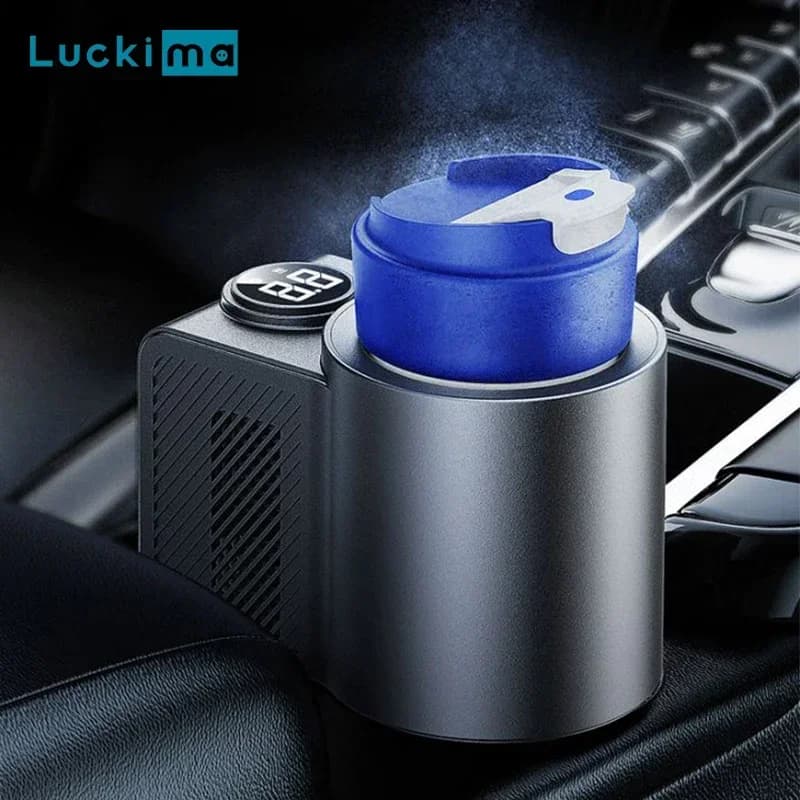 Tasse chauffante électrique 2 en 1, tasse chauffante pour boissons, café, refroidisseur, Mini réfrigérateur intelligent pour voiture, pour
