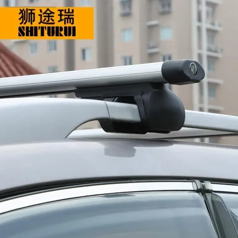 NOUVEAU - Paire de barres transversales de porte-bagages de voiture, porte-bagages de toit universel 1,1-1,35 m