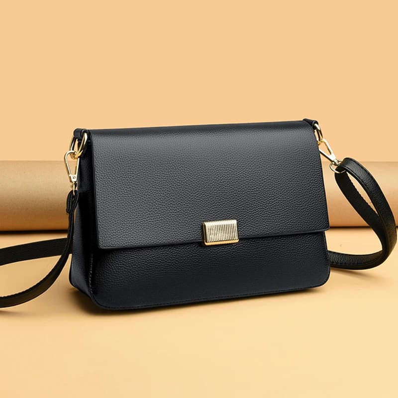 Petit sac à bandoulière matelassé en cuir PU pour femme, sacs à main à fermeture éclair, créateur de luxe, mode, initié, femme, 2024