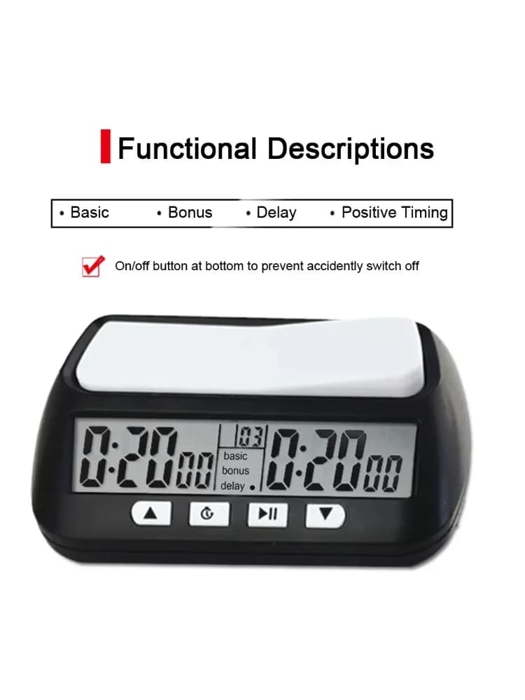 YS9901/YS902/horloge à échecs professionnelle Portable polyvalente 3 en 1, minuterie d'échecs numérique, minuterie de jeu