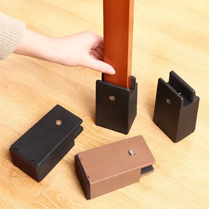 Rehausseurs de pieds de meubles robustes, réglables, pour meubles, canapé, Table, chaise, pince à vis, 4 pièces