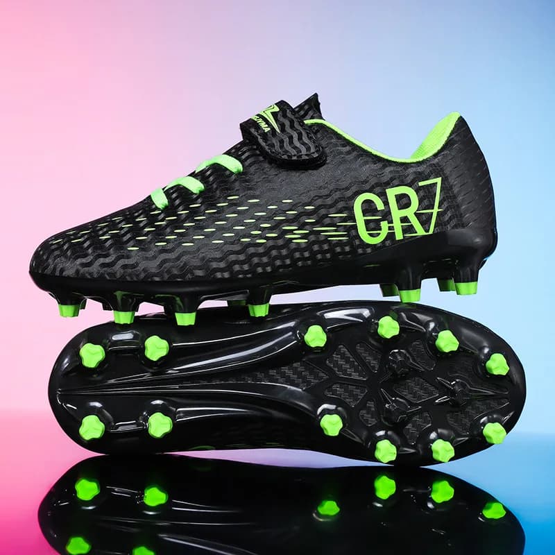 Nouvelles chaussures de football pour enfants, chaussures de sport d'extérieur, chaussures de football pour garçons et filles, chaussures de