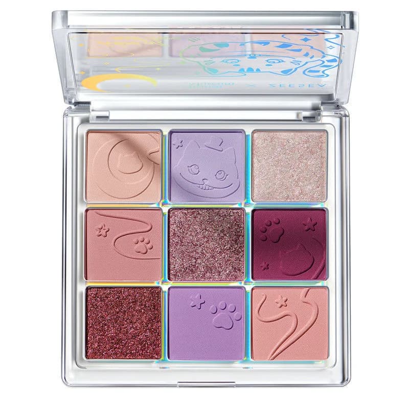 ZEESEA Alice fard à paupières Palette 9 couleurs mat paillettes professionnel imperméable longue durée ombre à paupières maquillage Palette