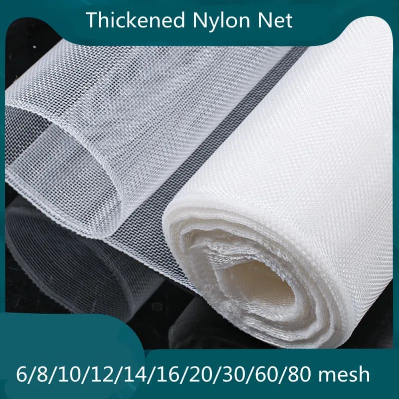 Maille filtrante en nylon épaissie 6 8 12 16 20, maille de lavage industrielle anti-insectes
