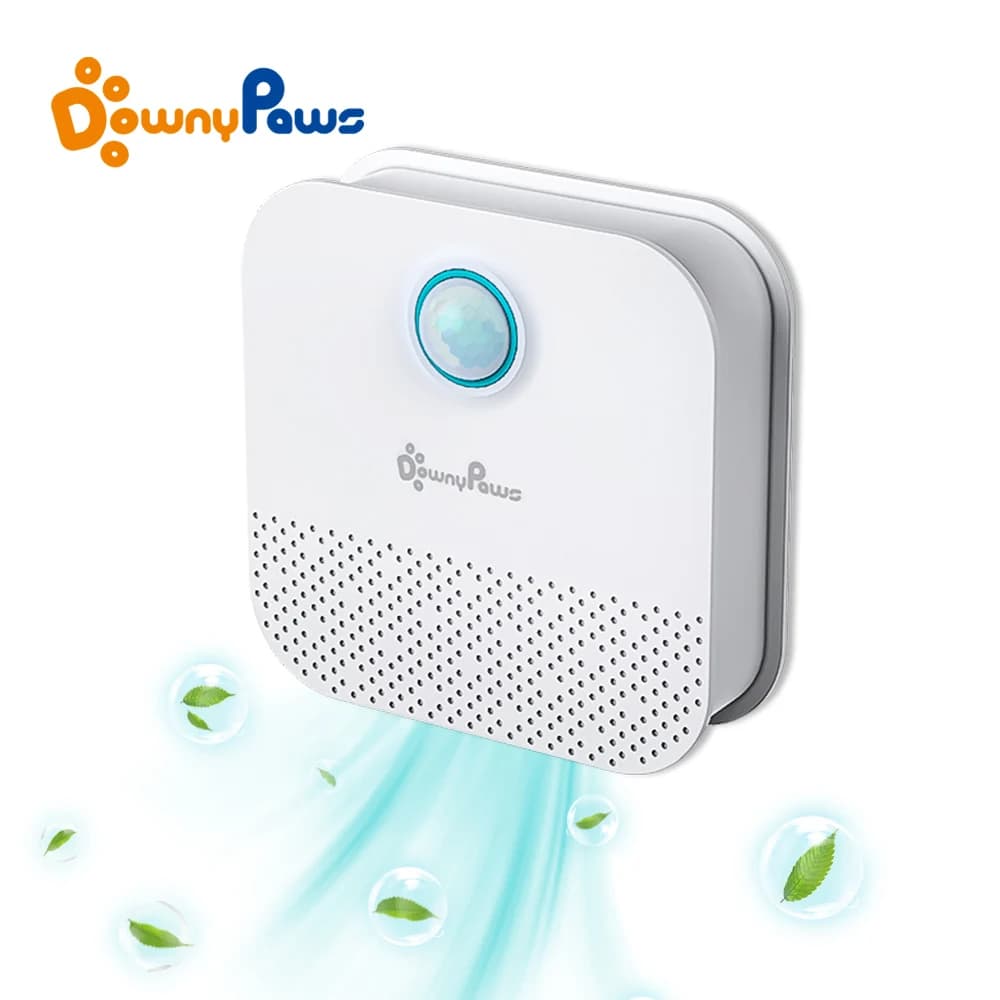 DownyPaws-Purificateur d'air intelligent pour chat, désodorisant pour litière, toilettes pour animaux de compagnie, désodorisant pour chien et