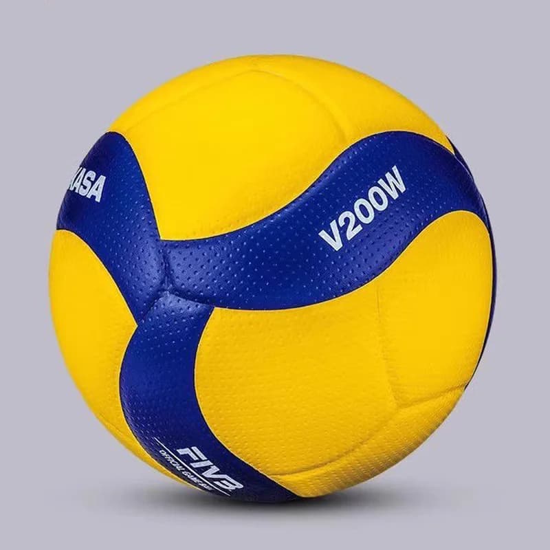Ballons de volley-ball de compétition MIKASA de haute qualité pour entraînement en salle et en extérieur, taille 5, V200 V300w, en PU sans couture
