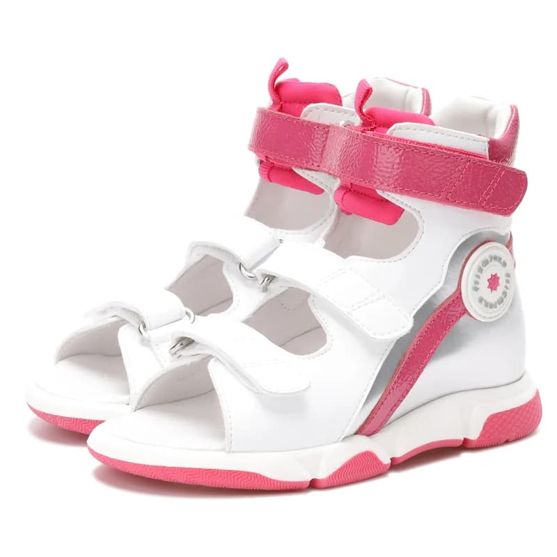 Princepard bébé filles sandales orthopédiques d'été haut belles chaussures pour enfants princesse filles chaussures chaussures correctrices pour